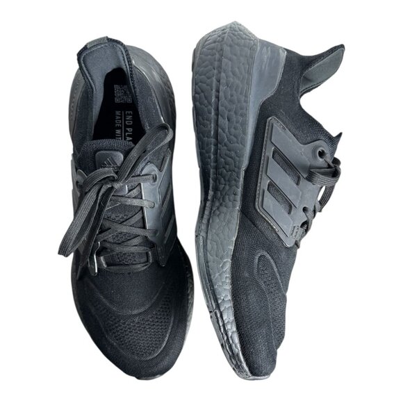 Adidas Ultraboost 22 Triple Black Men's Size 8 GZ0127 Running Shoes Boost Sole - Picture 3 of 13